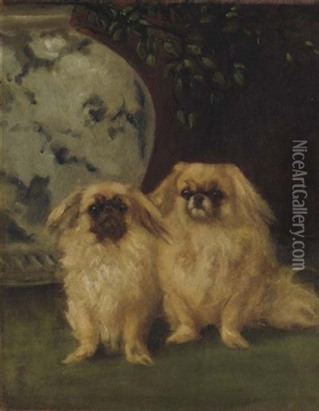 Close Companions Oil Painting - Frances C. Fairman