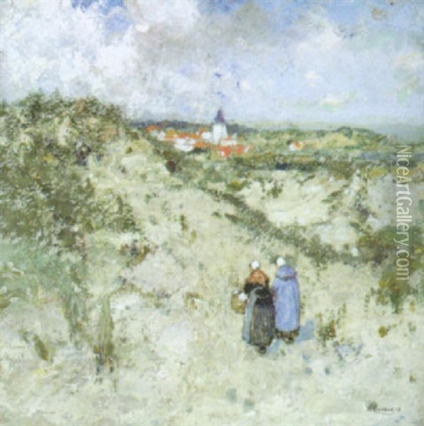 In De Duinen Oil Painting - Hendrick Cassiers