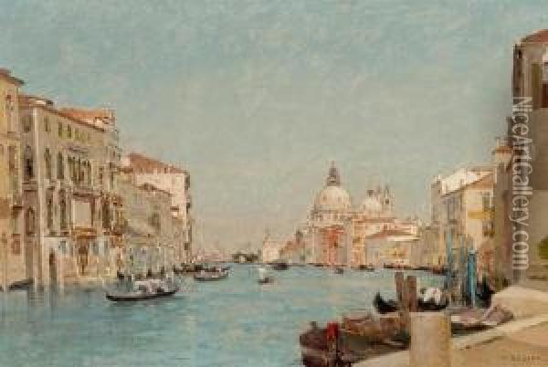 Venice Oil Painting - Francois Bocion