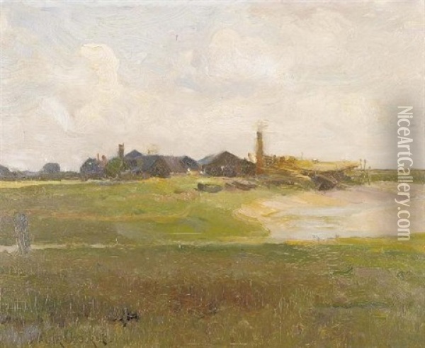 The Estuary Oil Painting - Walter Frederick Osborne