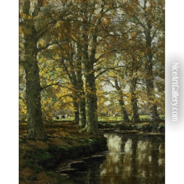 Golden September Oil Painting - Arnold Marc Gorter