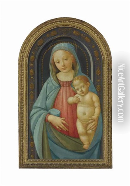 The Madonna And Child Oil Painting -  Bartolomeo di Giovanni