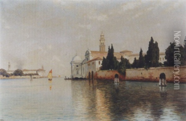 Venedig Oil Painting - Ascan Lutteroth