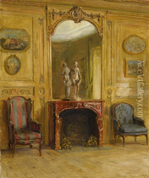 French Salon Oil Painting - Walter Gay