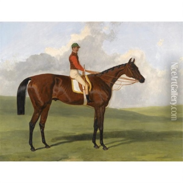 "the Merry Monarch" With F. Bell Up Oil Painting - Harry Hall