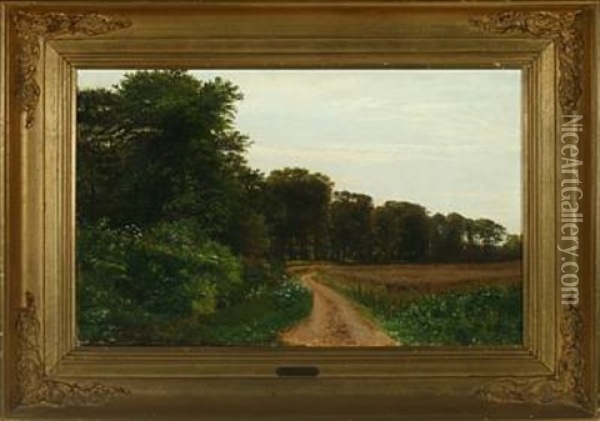 Landscape Oil Painting - Eiler Rasmussen Eilersen