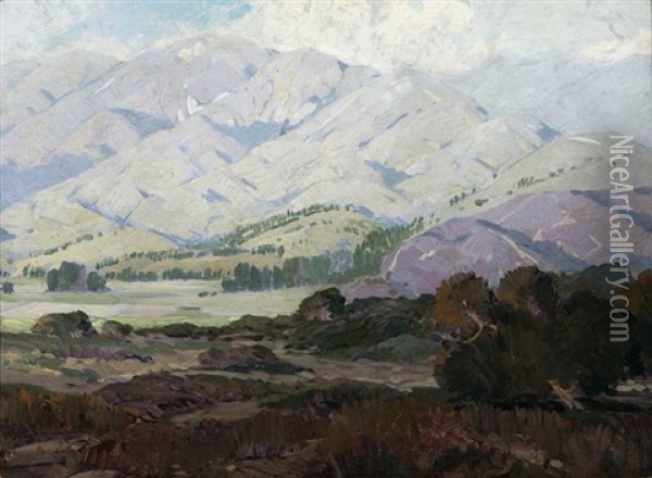 California Foothill Landscape Oil Painting - Fred Grayson Sayre