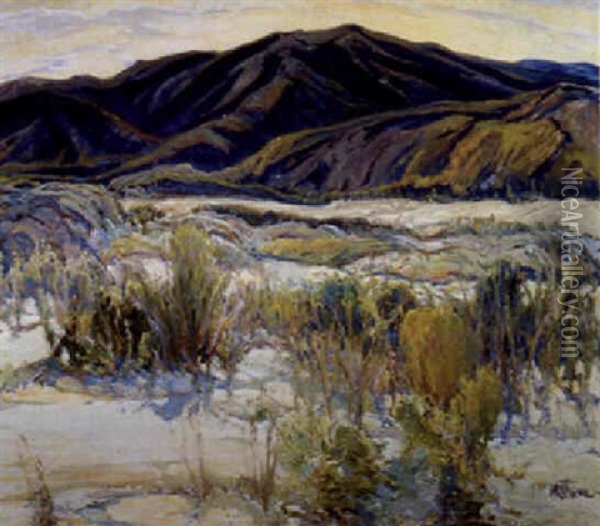 In The Banner Valley Oil Painting - Charles Reiffel
