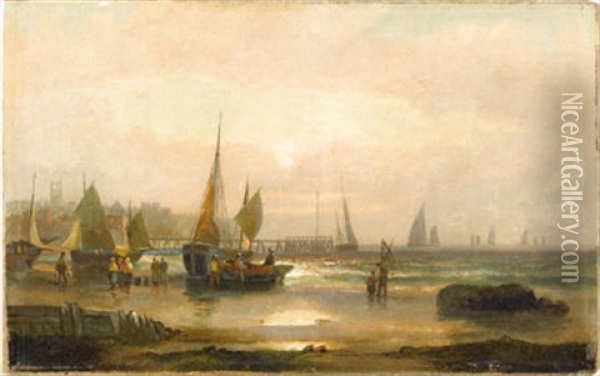 Marine Scene Oil Painting - Henry Moore