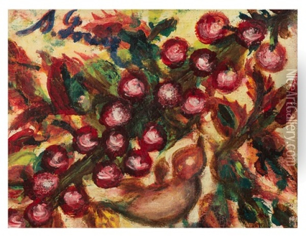 Eine Allegorie Der Fruchtbarkeit Oil Painting - Seraphine Louis
