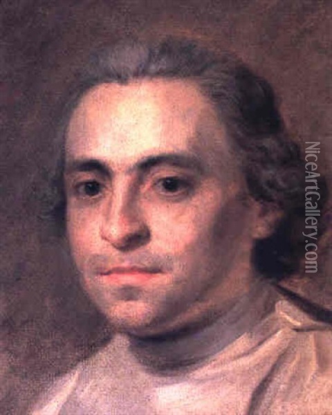 Etude Pour Un Portrait De Gentilhomme Oil Painting - Nicolas Bernard Lepicie