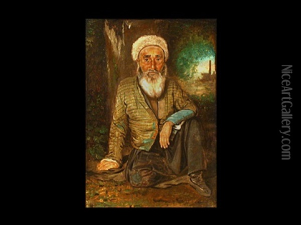 Portrait Eines Russen Oil Painting - Wilhelm Kiesewetter