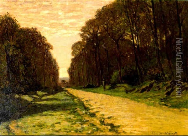 Route En Foret Oil Painting - Claude Monet