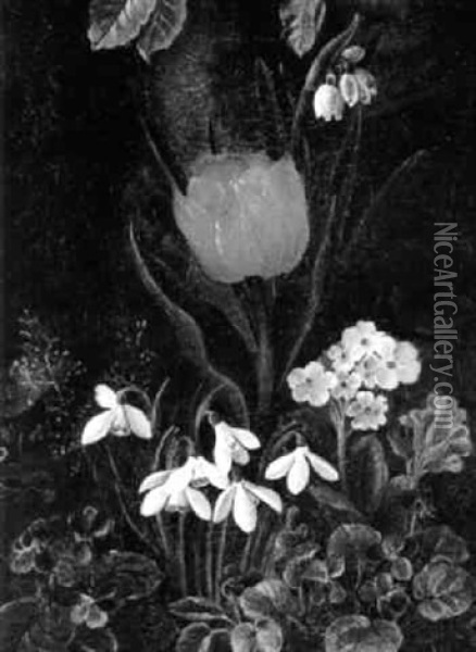 Fruhlingsblumen Oil Painting - Anna Maria Andersen