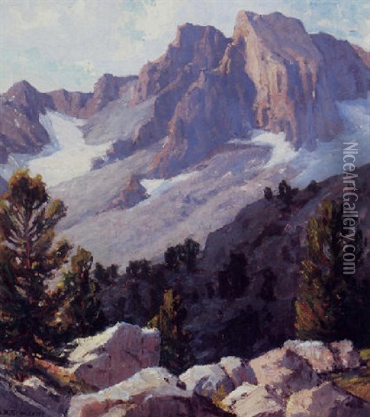 High Sierras Oil Painting - George Kennedy Brandriff