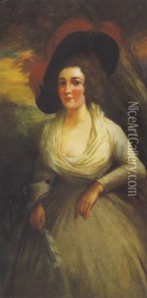 Portrait Of Lady Vivian Alexander, 1797 Oil Painting - Sir Henry Raeburn