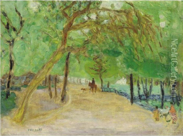 Le Bois De Boulogne Oil Painting - Pierre Bonnard