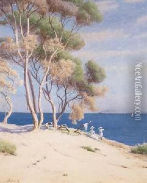 Foreshore, Port Phillip Oil Painting - John Robert Mather