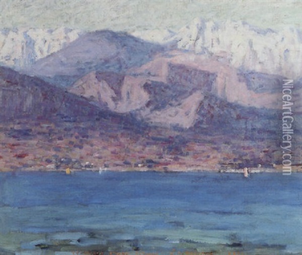 Antibes, Alpes Maritimes Oil Painting - John Peter Russell