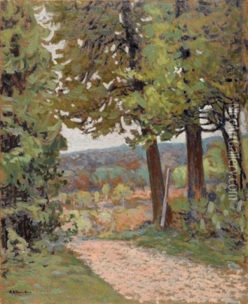 Chemin A L'oree D'un Bois Oil Painting - Alexandre Altmann