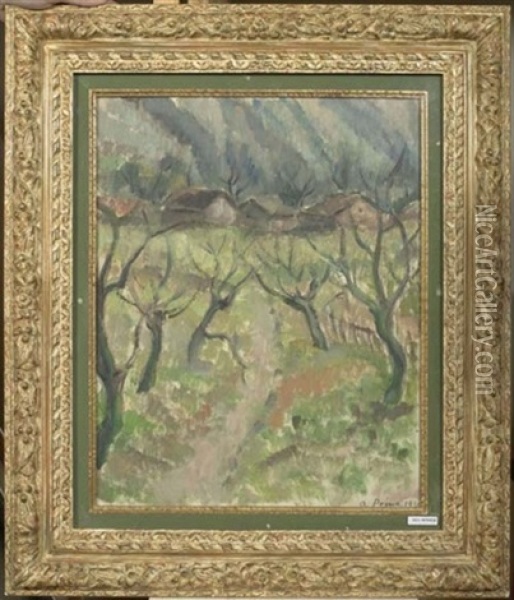 Landschaft Im Herbst Oil Painting - Andre Julien Prina