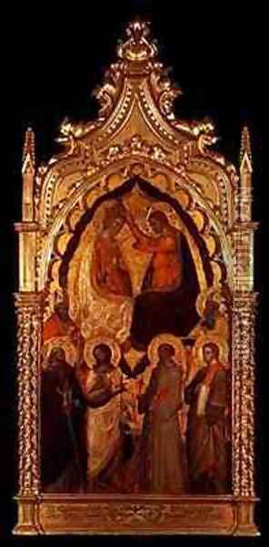 Coronation of the Virgin Oil Painting - Pier Francesco Fiorentino