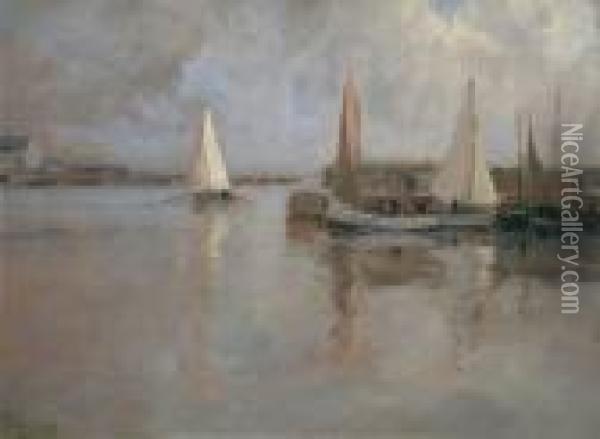 Harbour View Oil Painting - James Humbert Craig