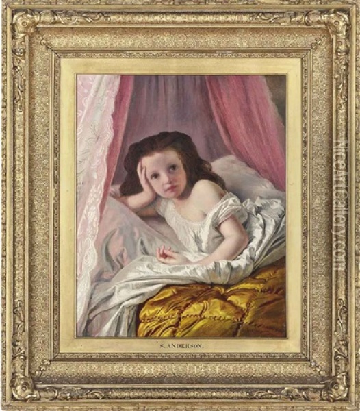 Rosy Morn' Oil Painting - Sophie Anderson