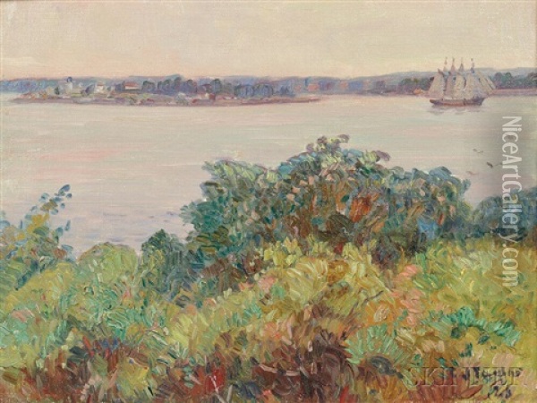 Boothbay Harbor, Maine Oil Painting - Charles Jay Taylor