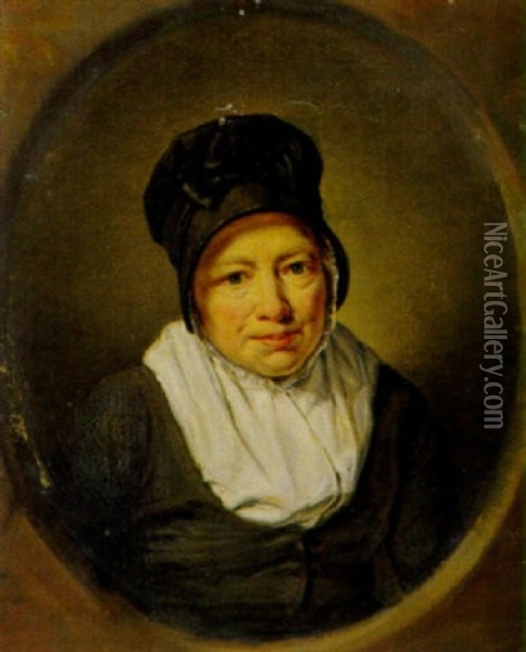 Portrat Einer Frau Oil Painting - Adriaen de Lelie