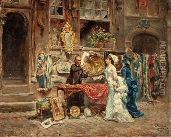 Escena Costumbrista Oil Painting - Antonio Reynes