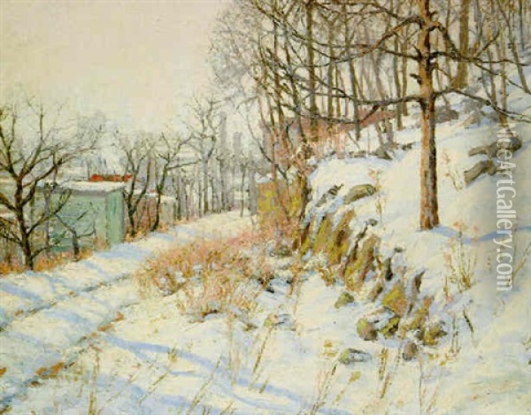 Winter Morning Oil Painting - Charles Jacob Jung