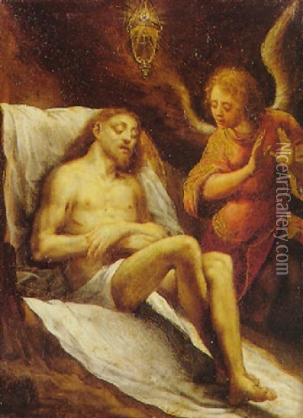 La Deposizione Di Cristo Oil Painting - Jacopo Ligozzi