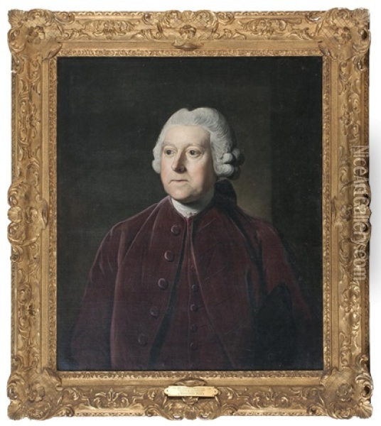 Portrait Of Sir Charles Pinford Oil Painting - Nathaniel Dance Holland (Sir)