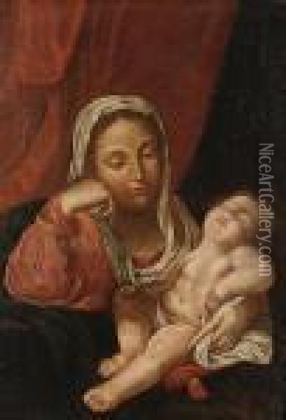 The Madonna And Child Oil Painting - Guido Reni