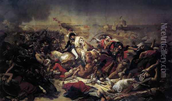 The Battle of Abukir 1806 Oil Painting - Antoine-Jean Gros