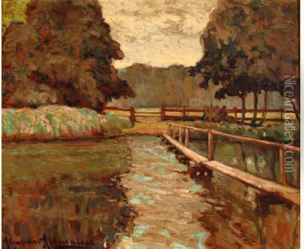 Le Canal Oil Painting - Alexander Altmann