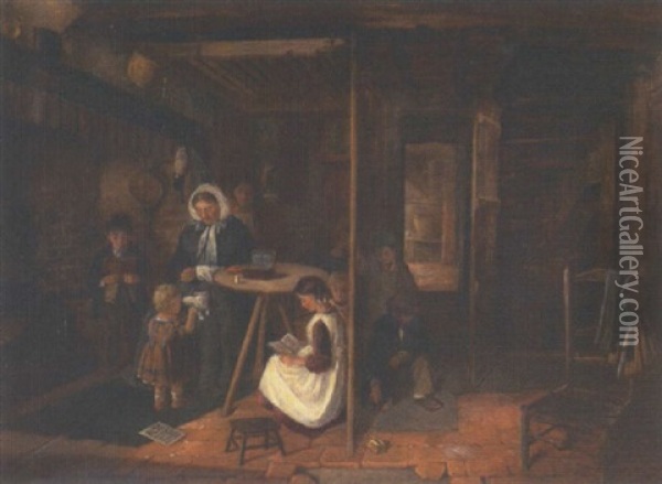 The Surprise Oil Painting - Charles Hunt