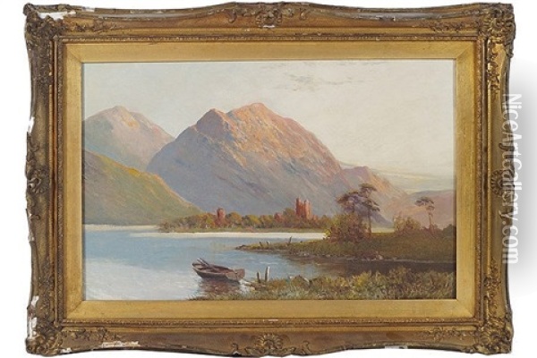 Kilchurn Castle, Scotland Oil Painting - Francis E. Jamieson