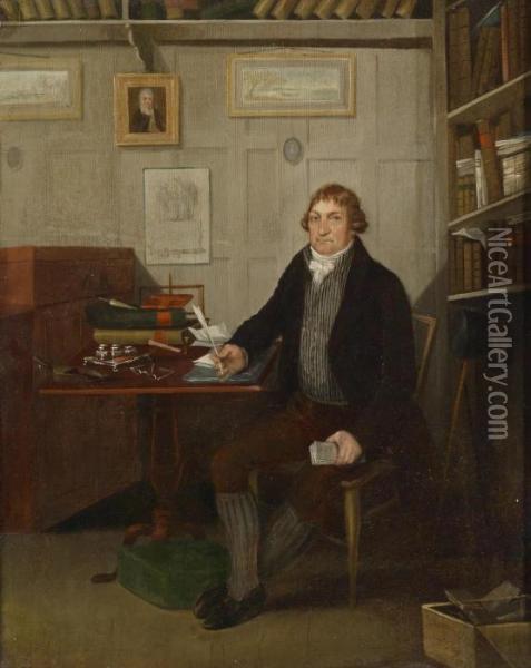 Portrait Of Edward Knapp Oil Painting - Stephen Taylor