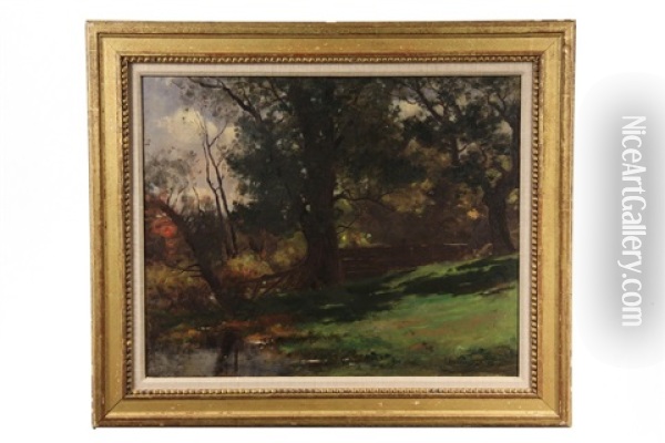 Summer Landscape Oil Painting - John Appleton Brown