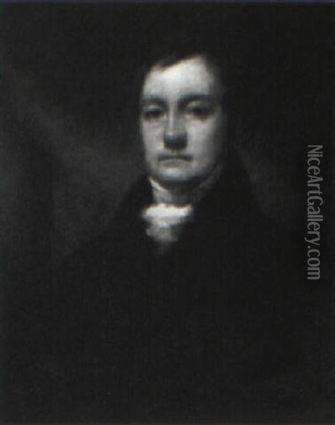 Portrait Of A Gentleman, Bust Length (sir William Forbes?) Oil Painting - Sir Henry Raeburn