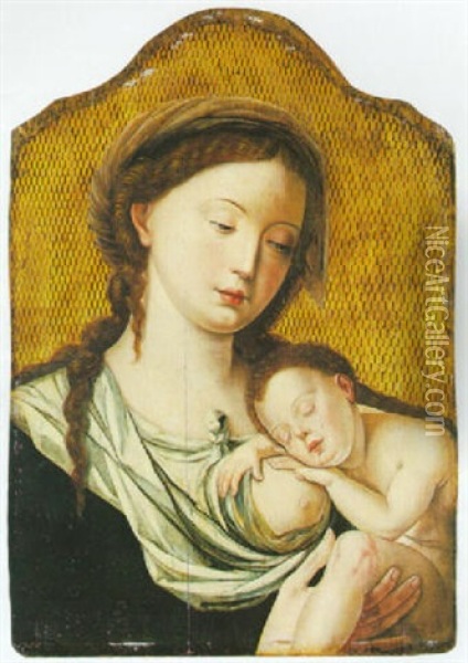 The Madonna And Child Oil Painting - Pieter Coecke van Aelst the Elder