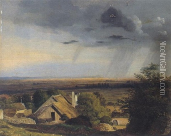 Gegend Bei Mannersdorf, Niederosterreich Oil Painting - Joseph Feid