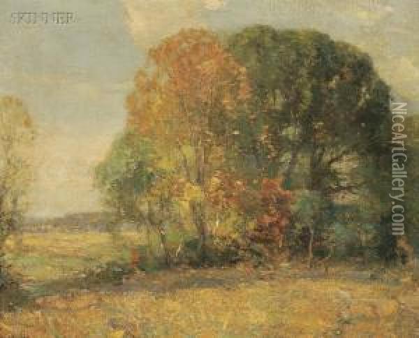 Autumn Landscape Oil Painting - Walter Granville-Smith