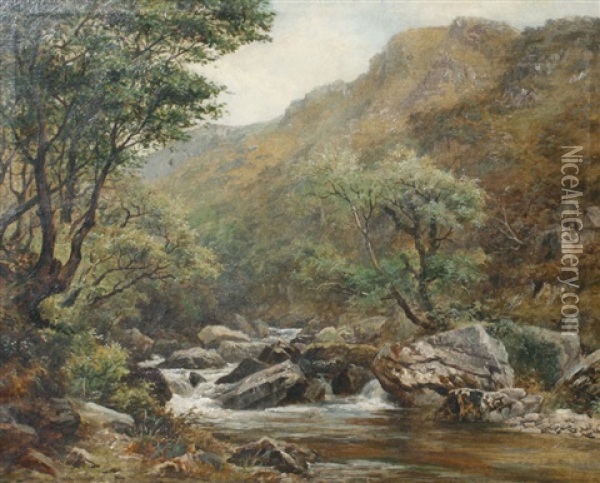 Welsh Scenery Oil Painting - Henry Moore