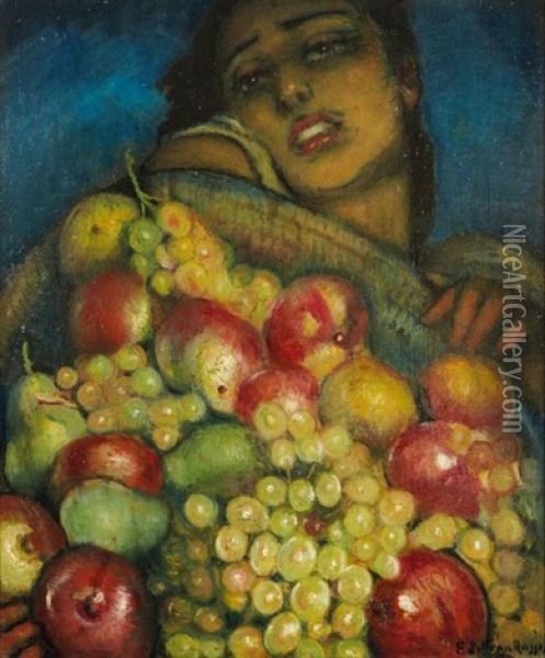 Fruitas Oil Painting - Federico Beltran Masses