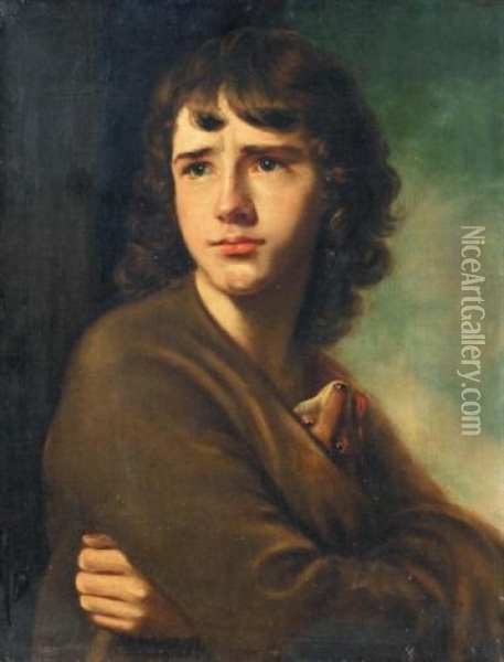 The Spartan Boy - John Camillus Hone, Son Of The Artist Oil Painting - Nathaniel Hone the Elder