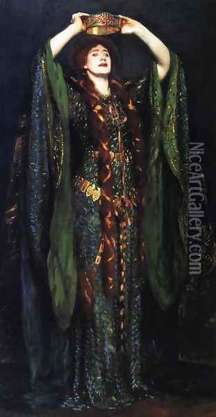 Ellen Terry as Lady Macbeth Oil Painting - John Singer Sargent