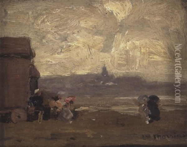 Parame, La Plage Oil Painting - James Wilson Morrice